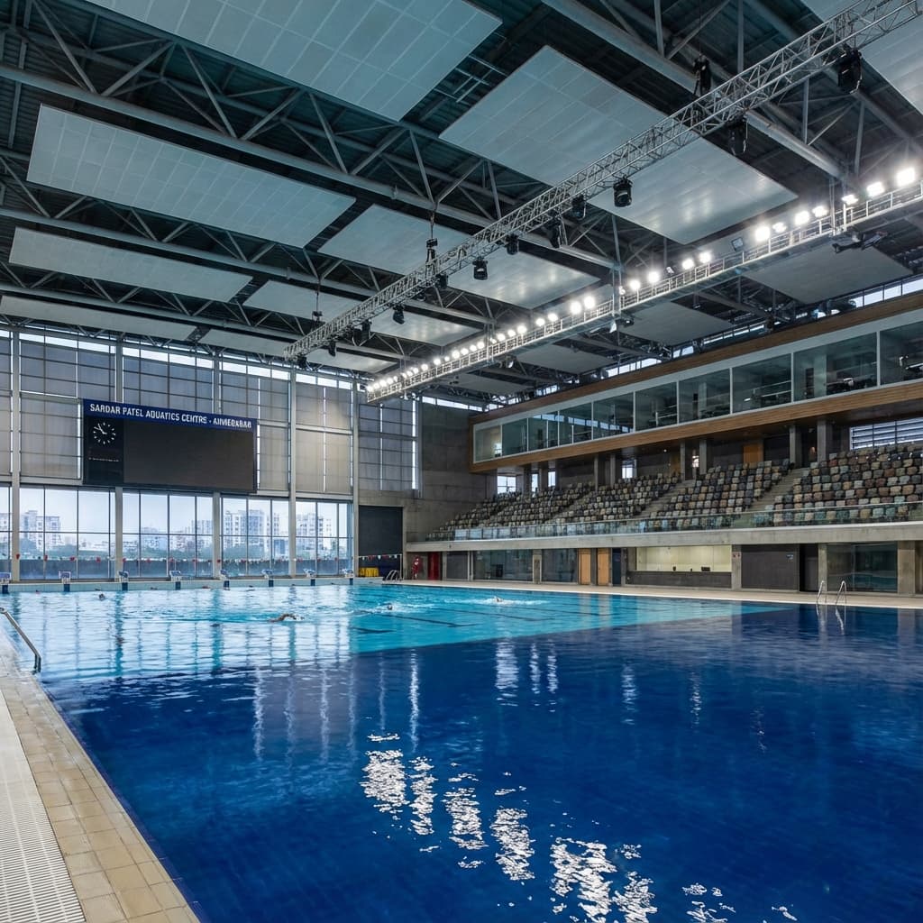 Sardar Patel Aquatics Centre Interior