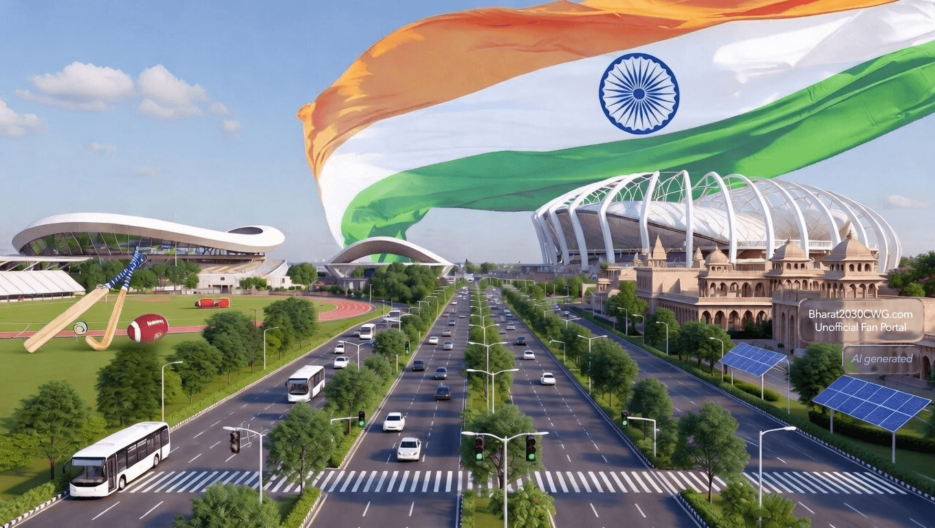 Ahmedabad blooms as India's Sports City for 2030CWG!