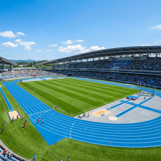 Scotstoun Stadium, a modern athletics facility in Glasgow